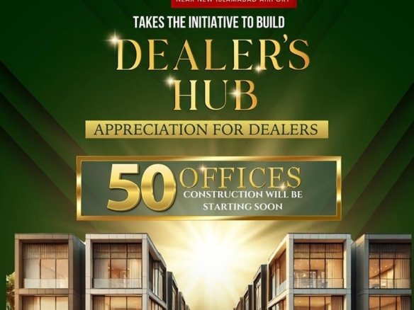 50 Dealers' Offices at Kingdom Valley Lahore Site