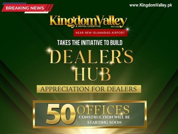 50 Dealers' Offices at Kingdom Valley Lahore Site Copy